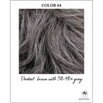 Load image into Gallery viewer, COLOR 44-Darkest  brown with 30-40% gray
