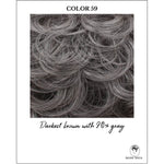 Load image into Gallery viewer, COLOR 59-Darkest brown with 90% gray
