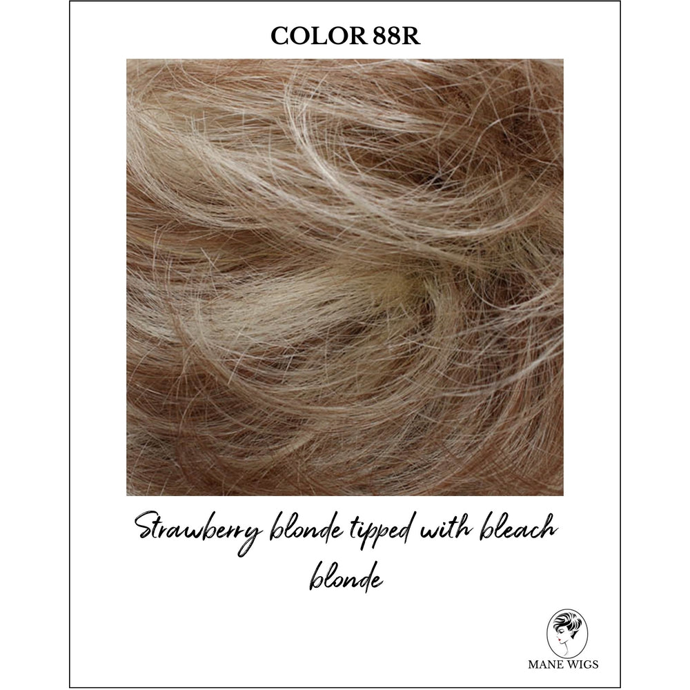 COLOR 88R-Strawberry blonde tipped with bleach blonde