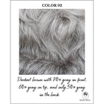 Load image into Gallery viewer, COLOR 93-Darkest brown with 90% gray in front, 60% gray on top, and only 50% gray in the back
