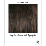 Load image into Gallery viewer, 2/4R-Very dark brown with highlights
