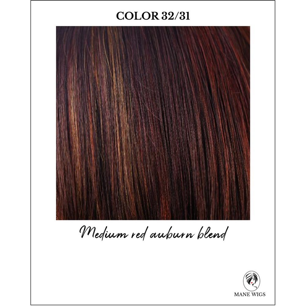 32/31-Medium red auburn blend