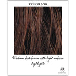 Load image into Gallery viewer, 6/28-Medium dark brown with light auburn highlights
