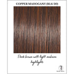 Load image into Gallery viewer, Copper Mahogany (RL6/30)-Dark brown with light auburn highlights
