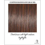 Load image into Gallery viewer, Copper Mahogany (RL6/30)-Dark brown with light auburn highlights
