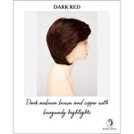 Load image into Gallery viewer, Coti By Envy in Dark Red-Dark auburn brown and copper with burgundy highlights
