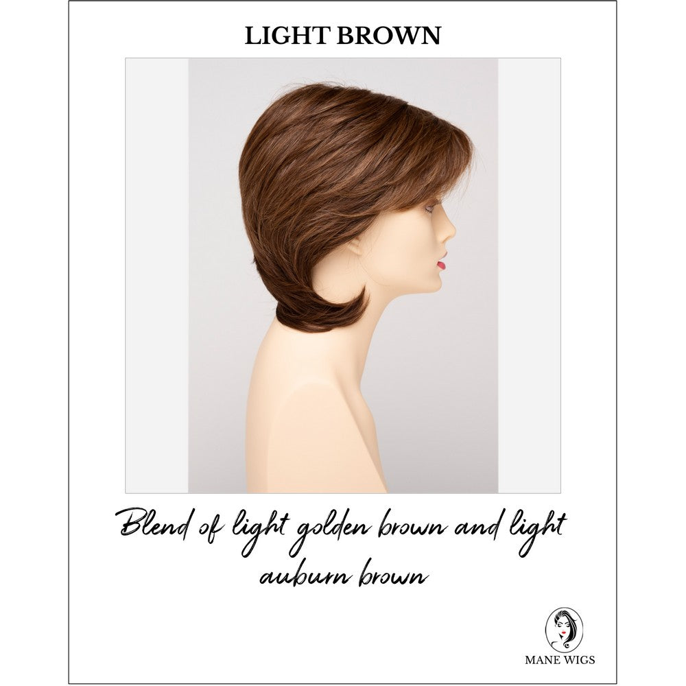 Coti By Envy in Light Brown-Blend of light golden brown and light auburn brown