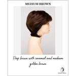 Load image into Gallery viewer, Coti By Envy in Medium Brown-Deep brown with caramel and medium golden brown

