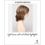 Load image into Gallery viewer, Danielle By Envy in Almond Breeze-Light brown with ash blonde highlights
