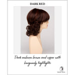 Load image into Gallery viewer, Danielle By Envy in Dark Red-Dark auburn brown and copper with burgundy highlights
