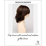 Load image into Gallery viewer, Danielle By Envy in Medium Brown-Deep brown with caramel and medium golden brown
