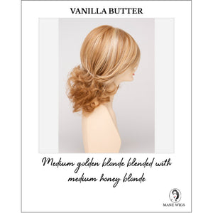 Danielle By Envy in Vanilla Butter-Medium golden blonde blended with medium honey blonde