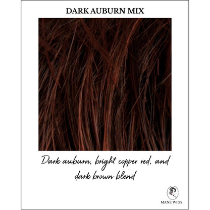 Dark Auburn Mix-Dark auburn, bright copper red, and dark brown blend