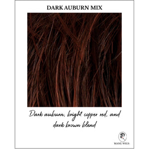 Dark Auburn Mix-Dark auburn, bright copper red, and dark brown blend
