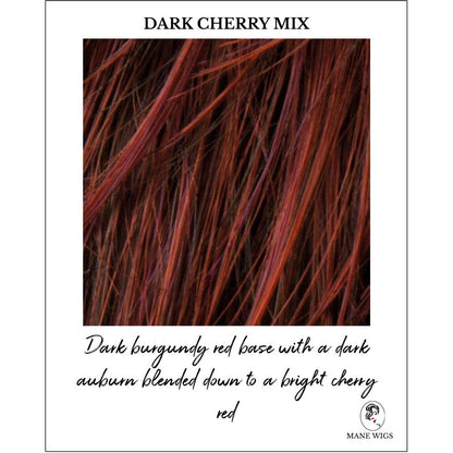 Dark Cherry Mix-Dark burgundy red base with a dark auburn blended down to a bright cherry red