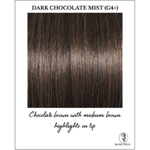 Dark Chocolate Mist (G4+)-Chocolate brown with medium brown highlights on top