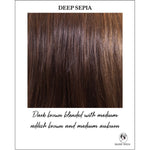 Load image into Gallery viewer, Deep Sepia-Dark brown blended with medium reddish brown and medium auburn
