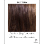 Load image into Gallery viewer, Deep Sepia-Dark brown blended with medium reddish brown and medium auburn
