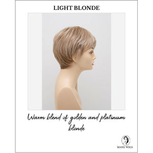Destiny By Envy in Light Blonde-Warm blend of golden and platinum blonde