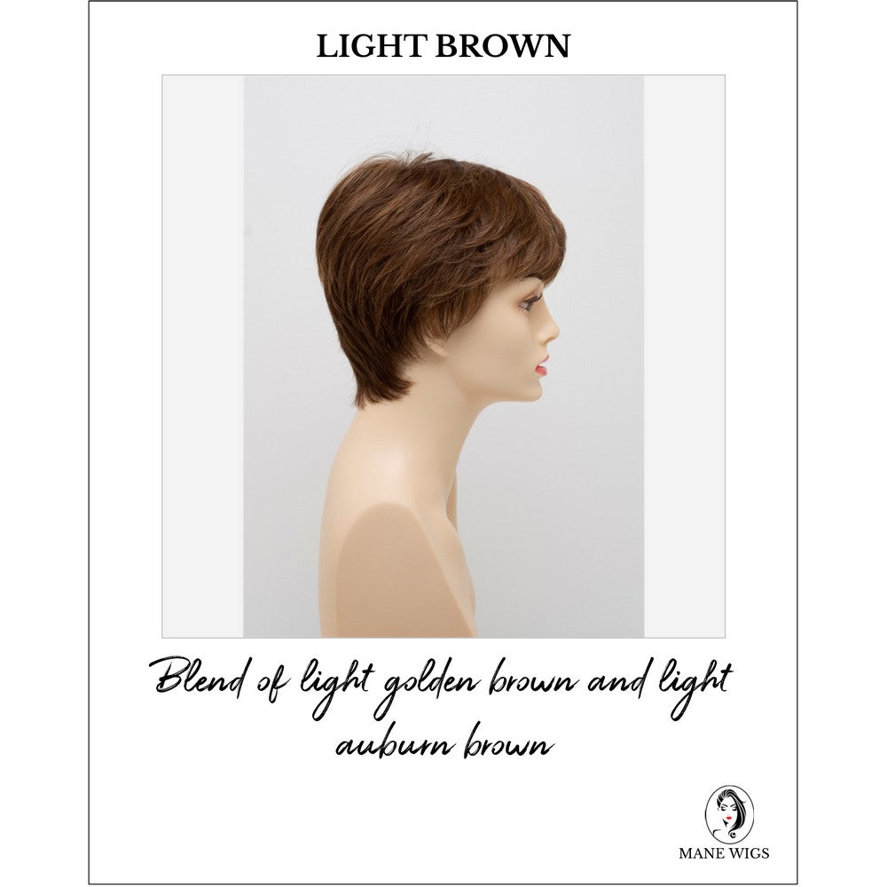 Destiny By Envy in Light Brown-Blend of light golden brown and light auburn brown