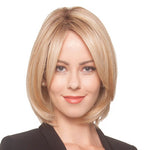 Load image into Gallery viewer, Double Shot Bob Hand-Tied by Belle Tress wig in Honey w/ Chai Latte Image 1
