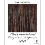 Load image into Gallery viewer, English Toffee-A blend of medium chocolate and Tuscany rich brown with light auburn highlights
