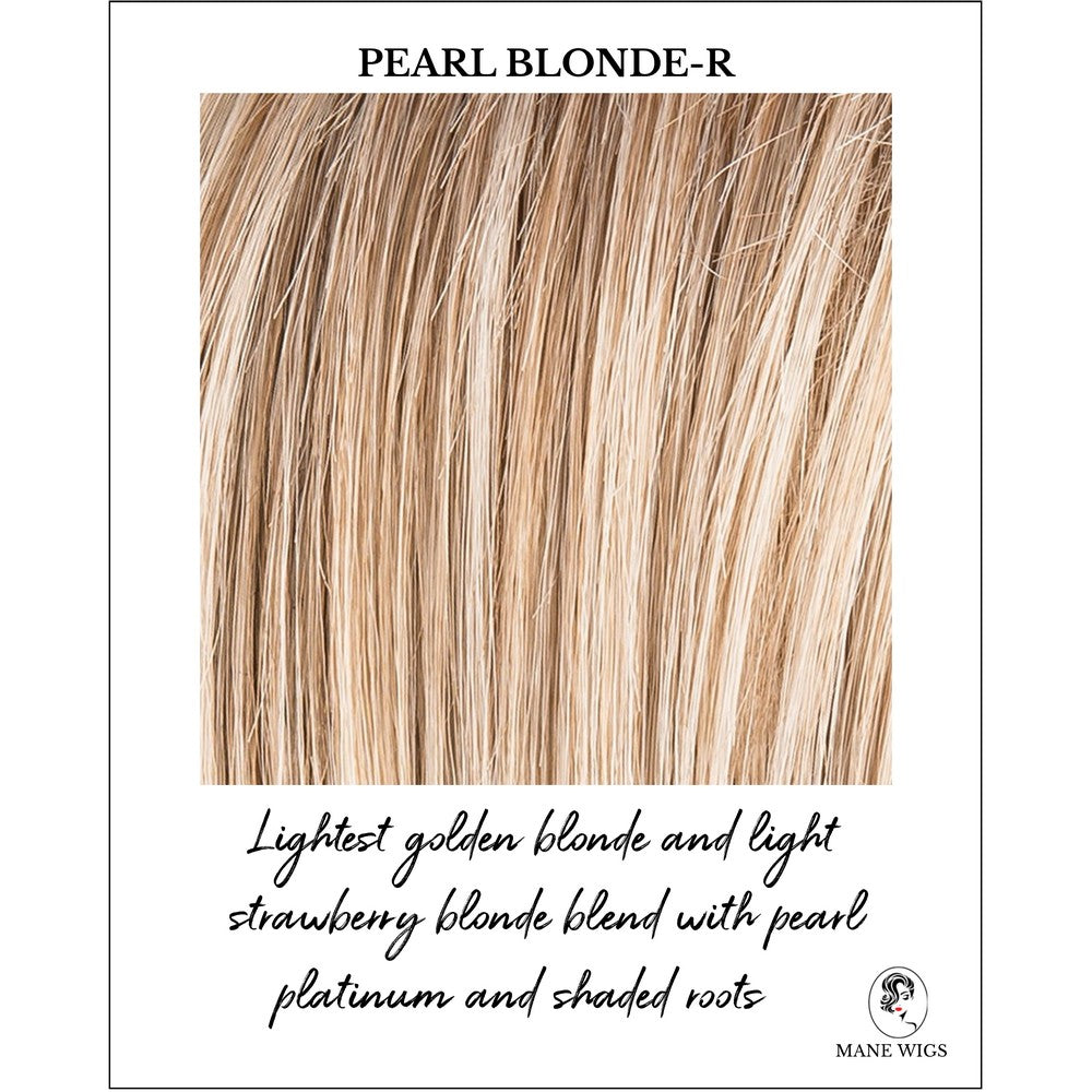 En Vogue by Ellen Wille in Pearl Blonde-R-Lightest golden blonde and light strawberry blonde blend with pearl platinum and shaded roots