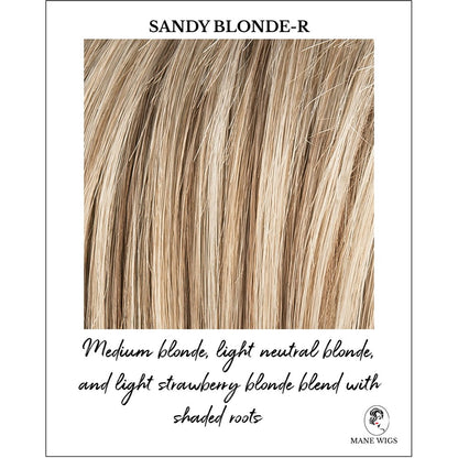 En Vogue by Ellen Wille in Sandy Blonde-R-Medium blonde, light neutral blonde, and light strawberry blonde blend with shaded roots