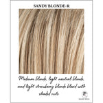 Load image into Gallery viewer, En Vogue by Ellen Wille in Sandy Blonde-R-Medium blonde, light neutral blonde, and light strawberry blonde blend with shaded roots
