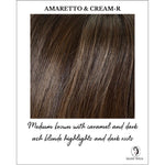 Load image into Gallery viewer, Amaretto &amp; Cream-R-Medium brown with caramel and dark ash blonde highlights
