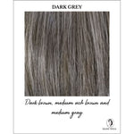 Load image into Gallery viewer, Dark Grey-Dark brown, medium ash brown and medium gray
