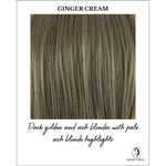 Load image into Gallery viewer, Ginger Cream-Dark golden and ash blondes with pale ash blonde highlights
