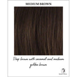 Load image into Gallery viewer, Medium Brown-Deep brown with caramel and medium golden brown
