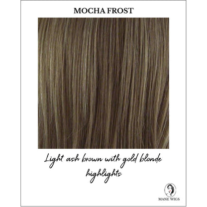 Mocha Frost-Light ash brown with gold blonde highlights