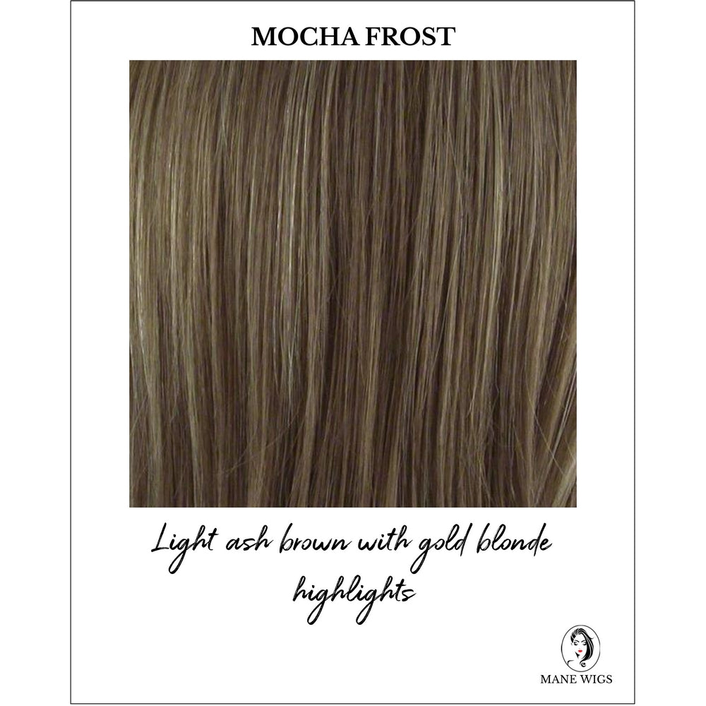 Mocha Frost-Light ash brown with gold blonde highlights