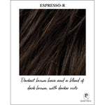 Load image into Gallery viewer, Espresso-R_Darkest brown base and a blend of dark brown, with darker roots
