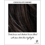 Load image into Gallery viewer, CHOCOLATE SMOKE-Dark brown and chestnut brown blend with fine slate blue highlights
