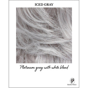 ICED GRAY-Platinum gray with white blend
