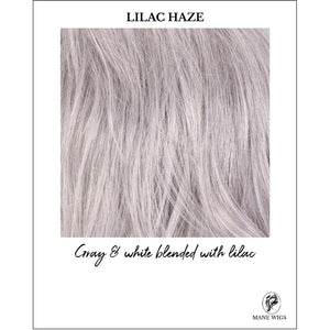 LILAC HAZE-Gray & white blended with lilac