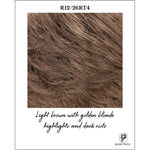 Load image into Gallery viewer, R12-26RT4-Light brown with golden blonde highlights and dark roots
