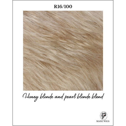 R16/100-Honey blonde and pearl blonde blend