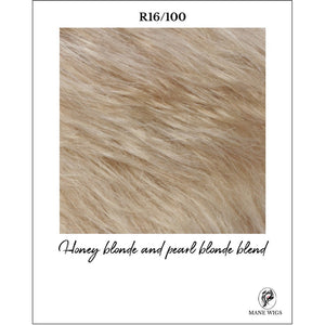 R16/100-Honey blonde and pearl blonde blend