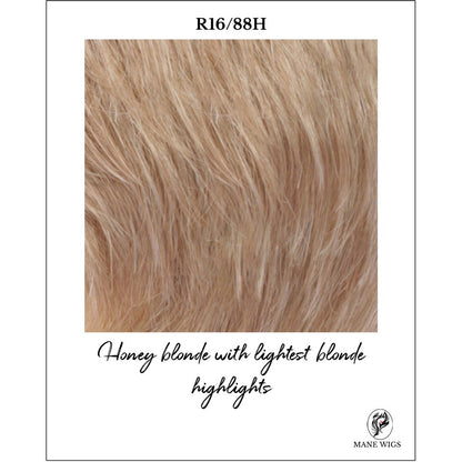 R16/88H-Honey blonde with lightest blonde highlights