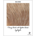 Load image into Gallery viewer, R16/88H-Honey blonde with lightest blonde highlights
