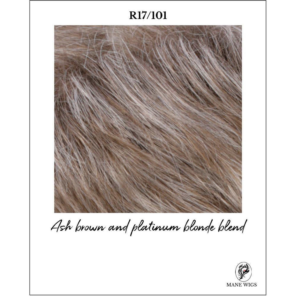 R17/101-Ash brown and platinum blonde blend