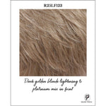 Load image into Gallery viewer, R25LF123-Dark golden blonde lightening to platinum mix in front
