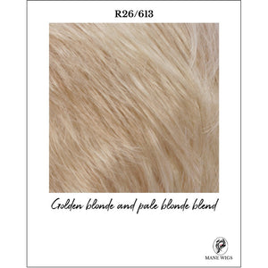 R26/613-Golden blonde and pale blonde blend
