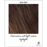 Load image into Gallery viewer, R32/28H-Dark auburn with light auburn highlights
