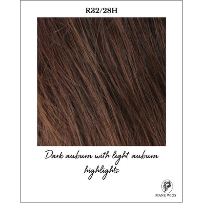 R32/28H-Dark auburn with light auburn highlights