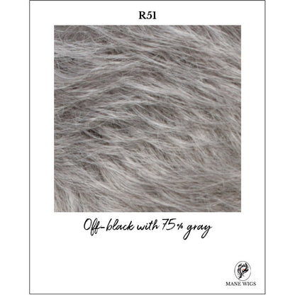 R51-Off-black with 75% gray